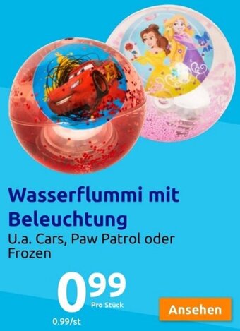 Action Wasserflummi mit Beleuchtung Angebot