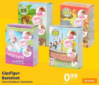 Action Gipsfigur-Bastelset Angebot