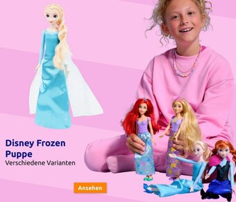 Action Disney Frozen Puppe Angebot