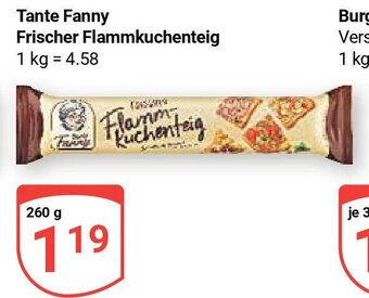 Globus Tante Fanny Frischer Flammkuchenteig 260g Angebot