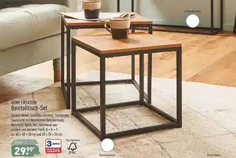 Aldi Nord Home Creation Beistelltisch-set Angebot