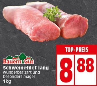 Elli Markt Bauern Gut Schweinefilet lang 1kg Angebot