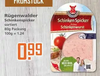 Klaas und Kock Rügenwalder Schinkenspicker sortiert 80g Angebot