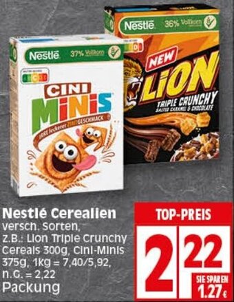 Elli Markt Nestlé Cerealien Angebot