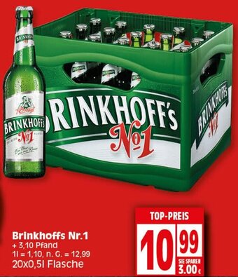 Elli Markt Brinkhoffs Nr.1, 20x0,5 L Flasche Angebot