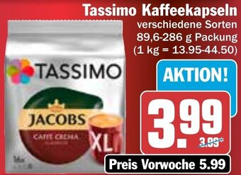 Hit Tassimo Kaffeekapseln 89,6-286 g Packung Angebot