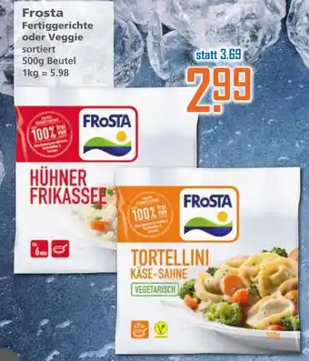 Klaas und Kock Frosta Fertiggerichte oder Veggie 500g Beutel Angebot