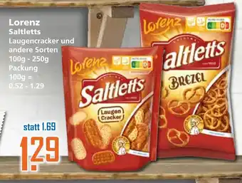 Klaas und Kock Lorenz Saltletts Laugencracker und andere Sorten 100g-250g Angebot