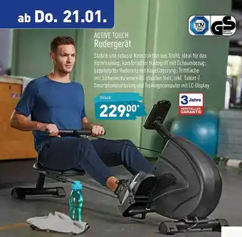 Aldi Nord Active Touch Rudergerät Angebot