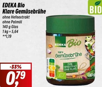 Simmel EDEKA Bio Klare Gemüsebrühe 140 g Glas Angebot