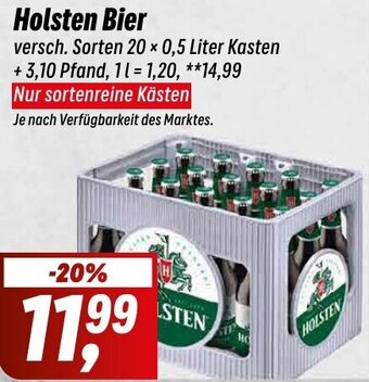 Simmel Holsten Bier 20x0,5 Liter Kasten Angebot