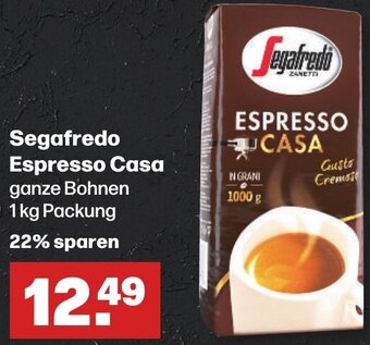 Handelshof Segafredo Espresso Casa 1 kg Packung Angebot