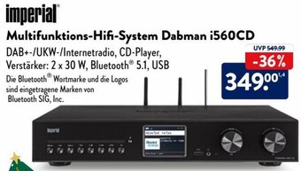 Aldi Nord imperial Multifunktions-Hifi-System Dabman i560CD Angebot