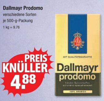 V Markt Dallmayr Prodomo je 500-g Angebot