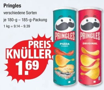 V Markt Pringles je 180-g-185-g-Packung Angebot