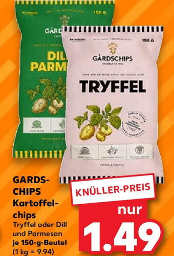 Kaufland GARDS-CHIPS Kartoffel- chips 150-g-Beutel Angebot