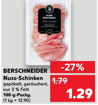 Kaufland BERSCHNEIDER Nuss-Schinken 100-g-Packg. Angebot