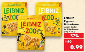 Kaufland LEIBNIZ Figuren-Butterkekse 125 g Beutel Angebot