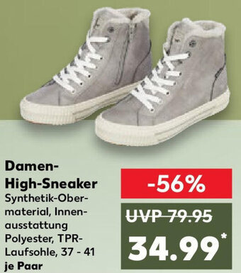 Kaufland MUSTANG Damen High Sneaker Angebot