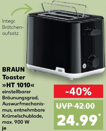 Kaufland BRAUN Toaster HT 1010 Angebot