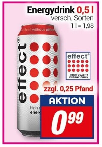 CENTERSHOP effect Energydrink 0,5 L Angebot