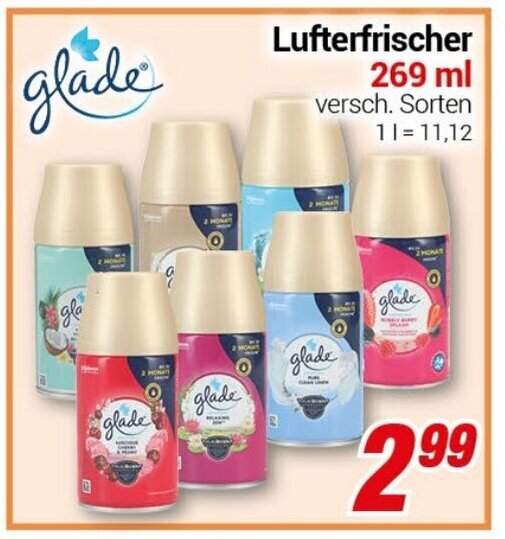 glade Lufterfrischer 269 ml Angebot bei
