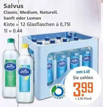 Klaas und Kock Salvus Classic, Medium, Naturell, Sanft oder Lemon Angebot