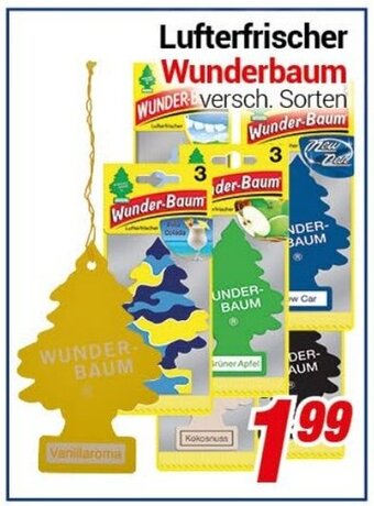CENTERSHOP Lufterfrischer Wunderbaum Angebot
