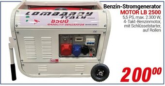 CENTERSHOP Benzin-Stromgenerator MOTOR LB 2500 Angebot