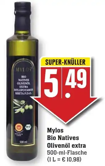 nah & gut Mylos Bio Natives Olivenöl Extra 500ml Angebot