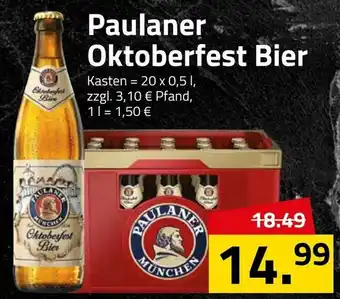 Logo Getränkemarkt Paulaner Oktoberfest Bier 20x0,5L Angebot