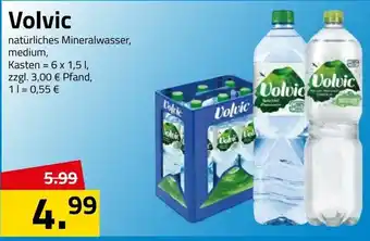 Logo Getränkemarkt Volvic Natürliches Mineralwasser 6x1,5L Angebot