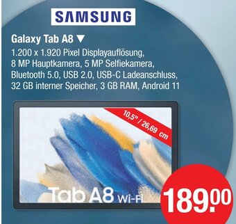 V Markt SAMSUNG Galaxy Tab A8 Angebot