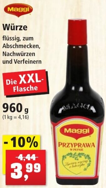 Thomas Philipps Maggi Würze 960 g Angebot