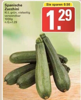 WEZ Zucchini 1kg Angebot