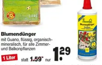 Repo Markt Blumendünger 1L Angebot