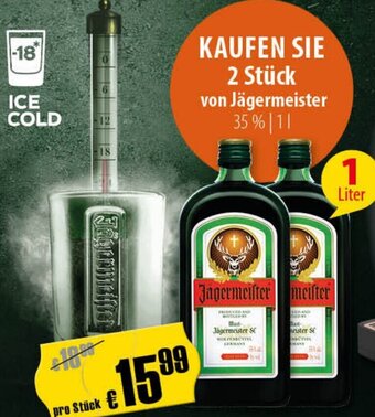 FreeOneShop Jägermeister 1 Liter Angebot