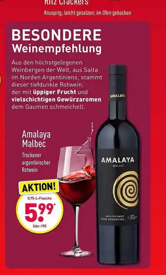 Aldi Nord Amalaya Malbec Angebot