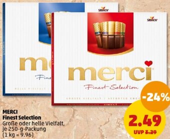 PENNY MERCI Finest Selection 250 g Packung Angebot