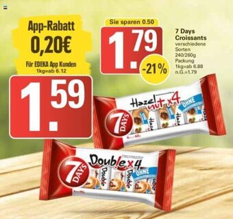 WEZ 7 Days Croissants 240/260g Angebot