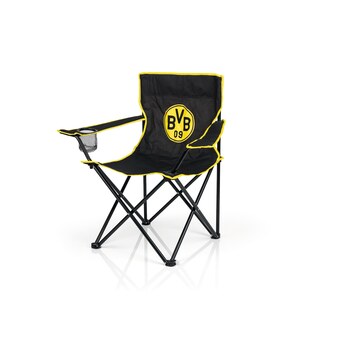 Netto Marken-Discount Bvb campingstuhl faltbar 80x50cm schwarz/gelb mit logo Angebot