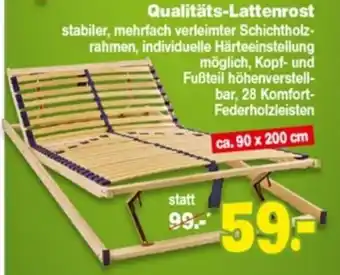 Repo Markt Qualitäts Lattenrost Angebot