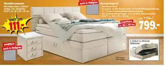 Repo Markt Boxspringbett oder Nachtkommode Angebot