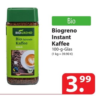 Famila Nord Ost Biogreno Instant Kaffee 100 g Angebot
