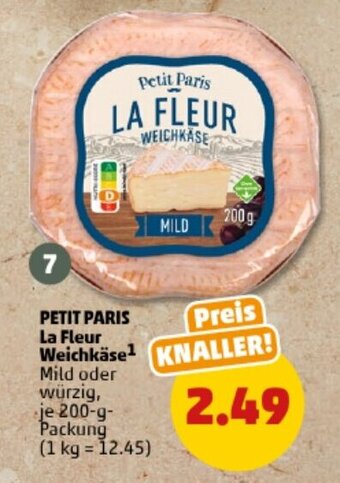 PENNY PETIT PARIS La Fleur Weichkäse 200 g Packung Angebot