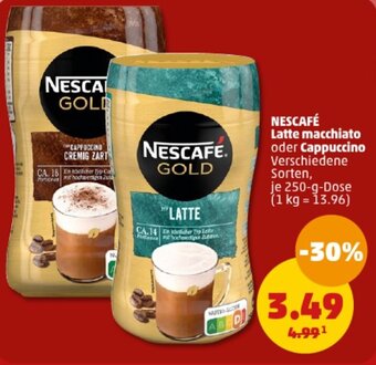 PENNY NESCAFÉ Latte macchiato oder Cappuccino 250-g-Dose Angebot