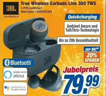 Expert Klein JBL True Wireless Earbuds Live 300 TWS Angebot