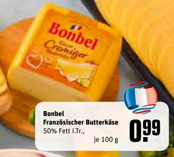 REWE Bonbel Französischer Butterkäse 100 g Angebot