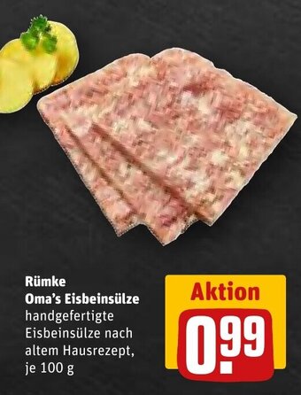 REWE Rümke Oma's Eisbeinsülze 100 g Angebot