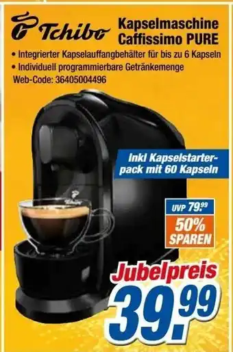 Expert Klein Tchibo Kapselmaschine Caffissimo Pure Angebot